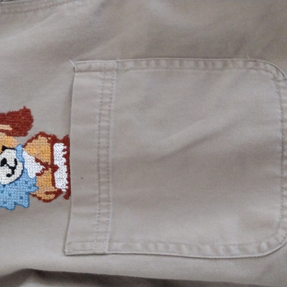 C.E. Schmidt Fit for Her Crossed Stitched Button Up Long Sleeve Shirt Pre-owned - Picture 6 of 12